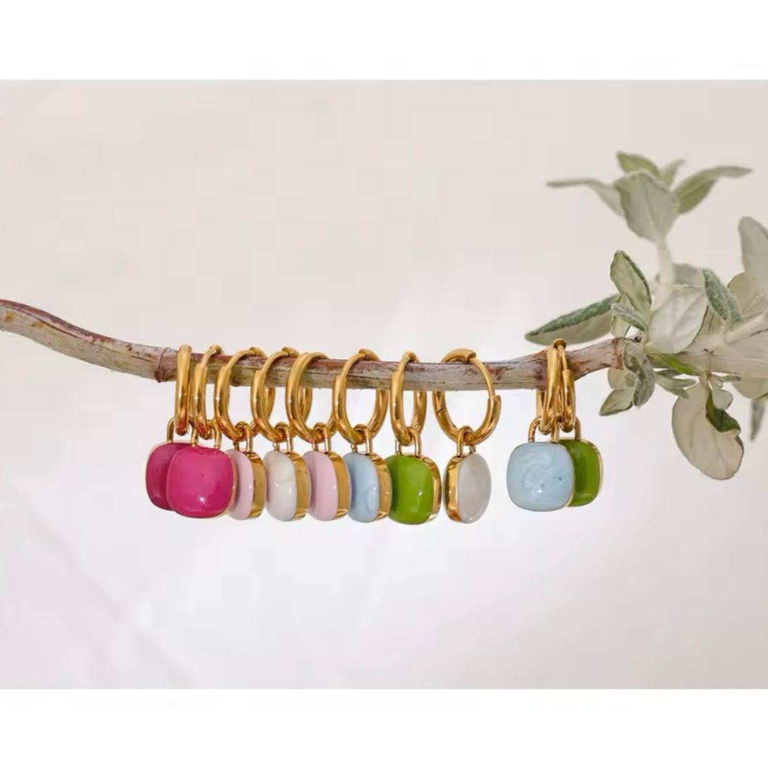 Colorful Beach Earrings