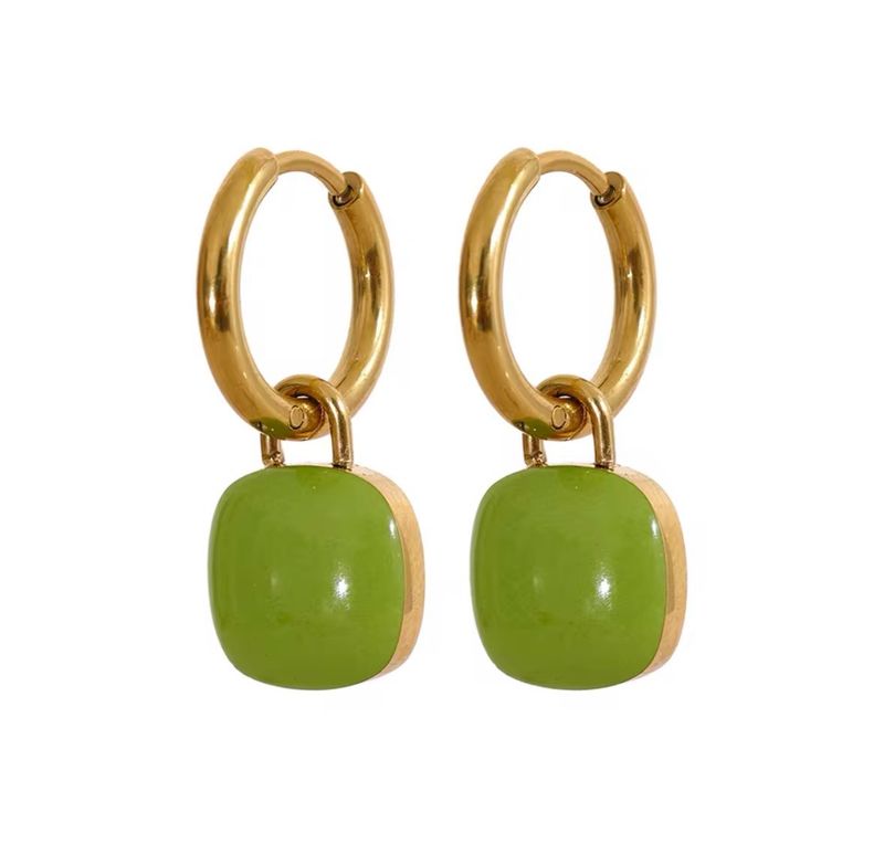 Colorful Beach Earrings