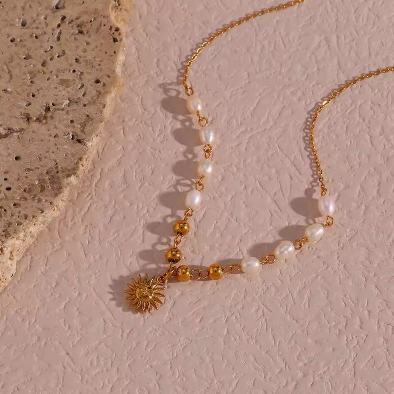 Sun Pearl Necklace
