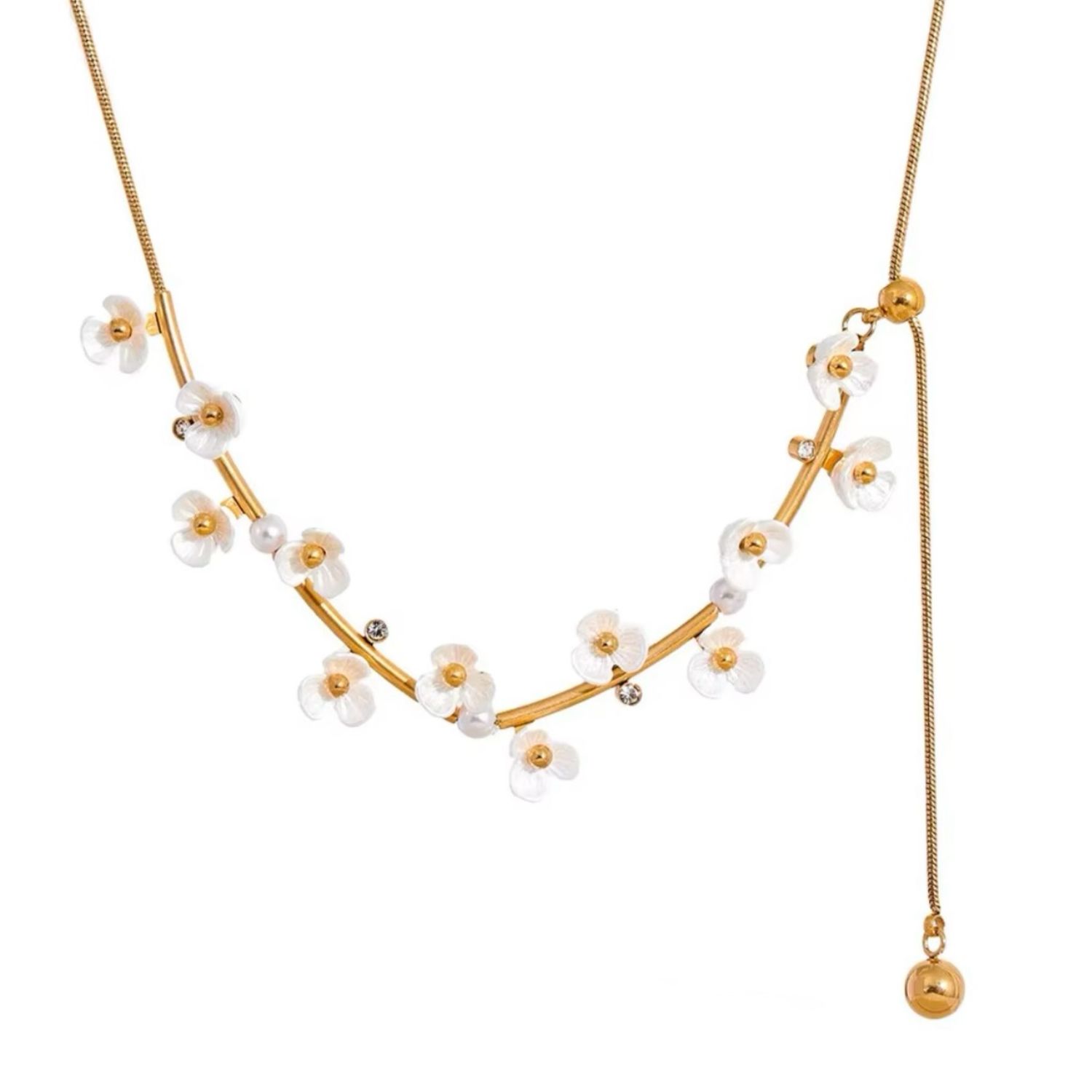 Bunch of Flowers Necklace