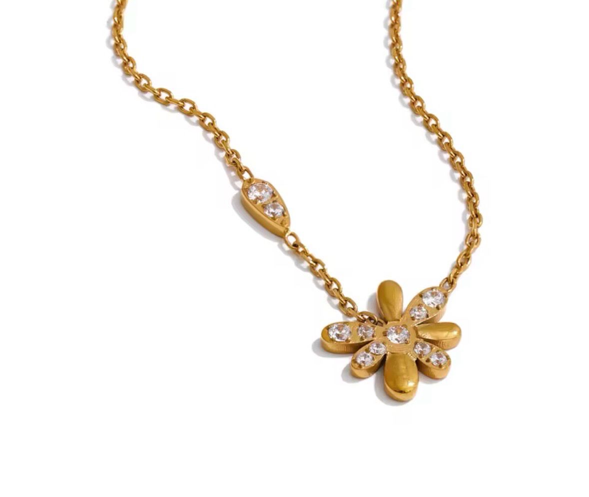 Classy Flower Gold