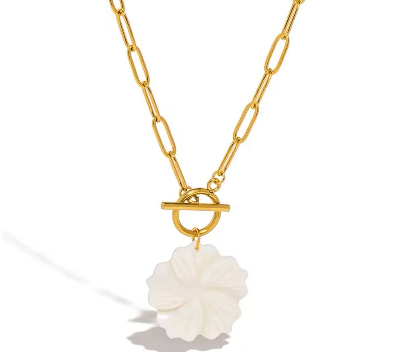 Flower Charm Necklace
