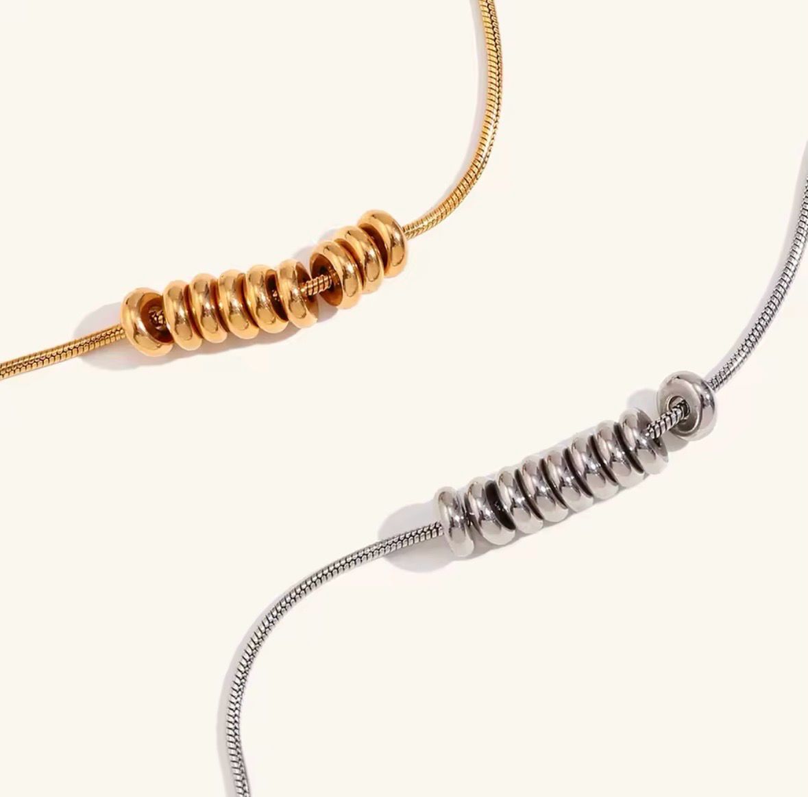Donut Rings Necklace