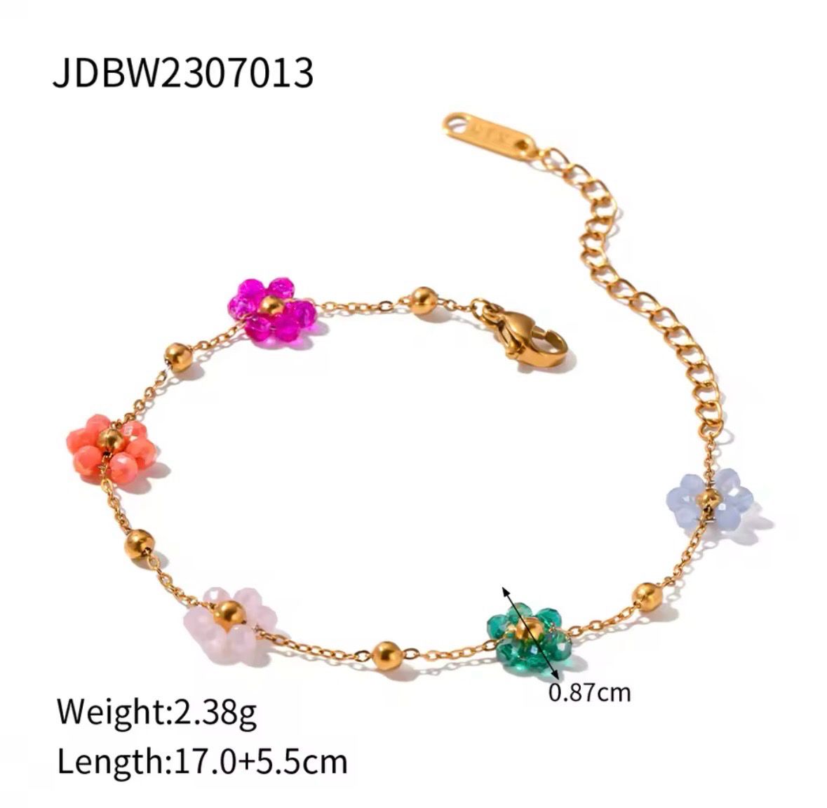 Flower Colorful Bracelet