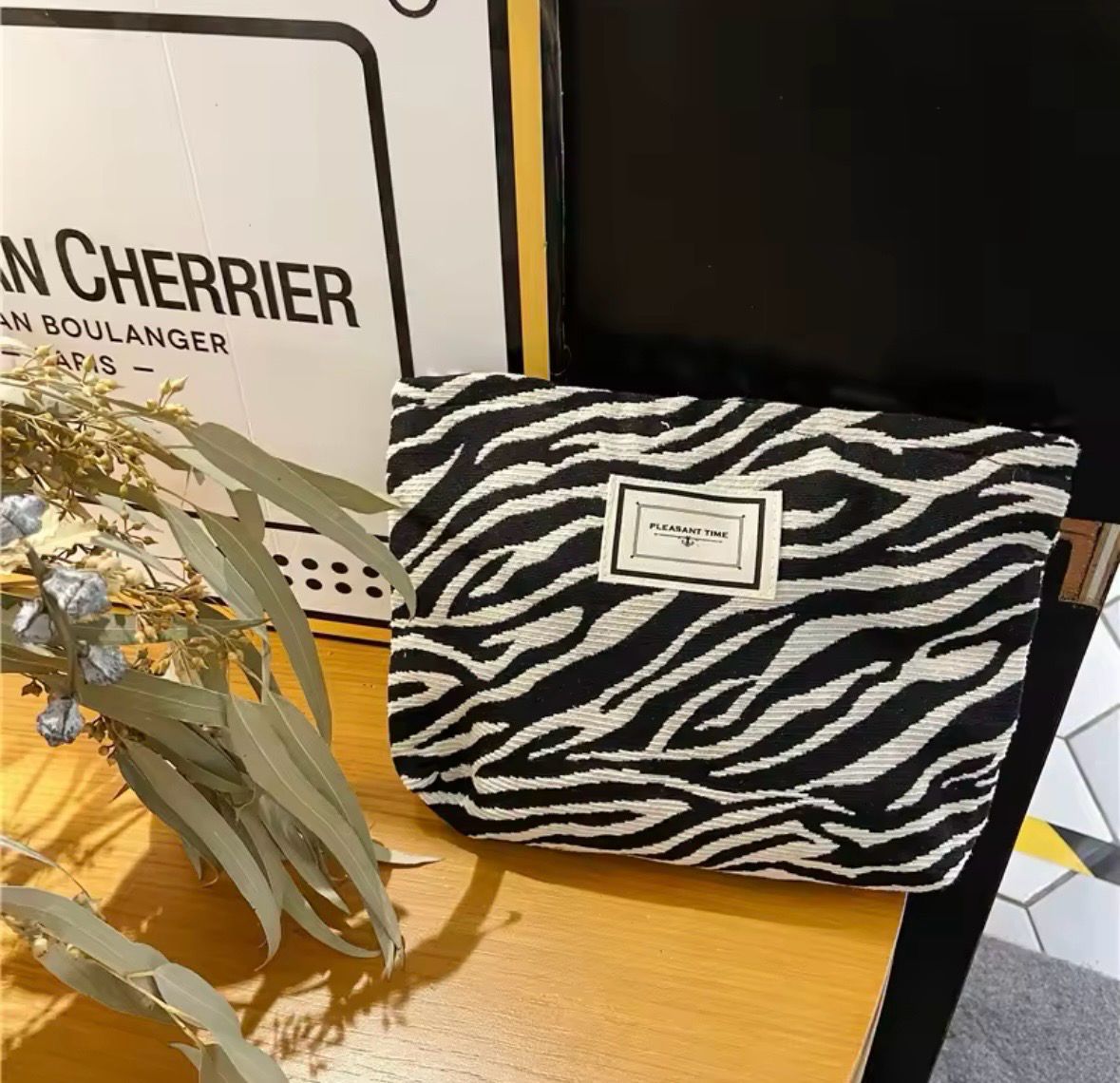 Zebra Makeup Bag