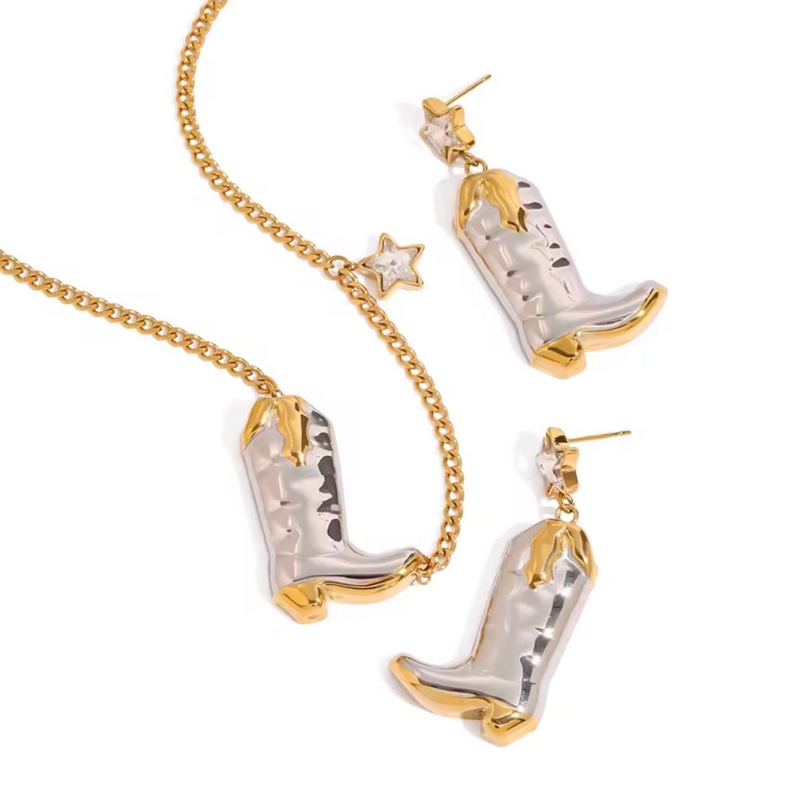 Boots Necklace