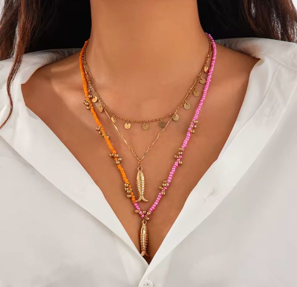 Summer Fish Necklace