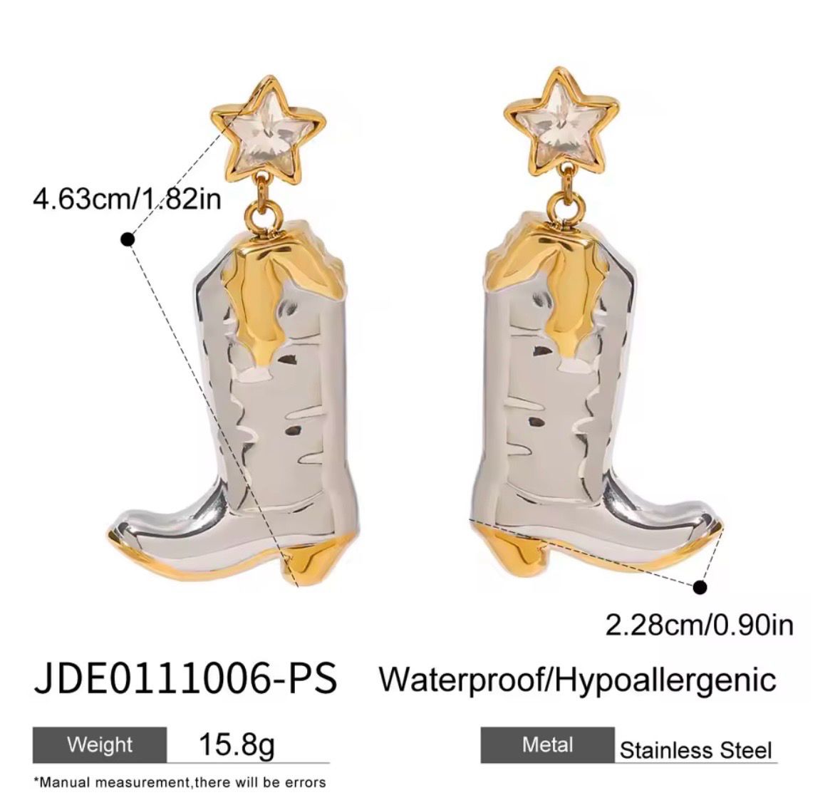 Boots Earrings