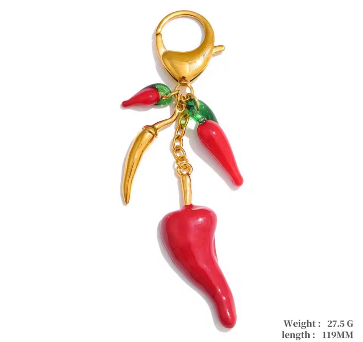 Chili Bag Charm