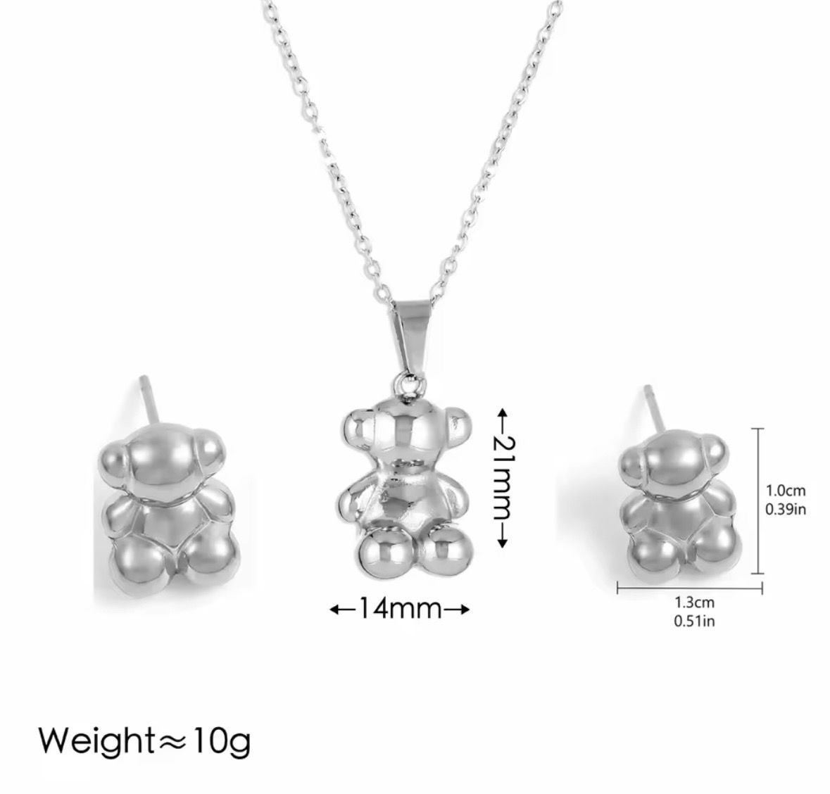 Set Bears Necklace