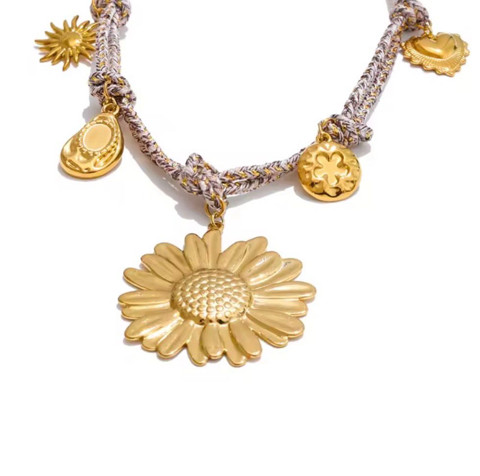 Sunflower Necklace