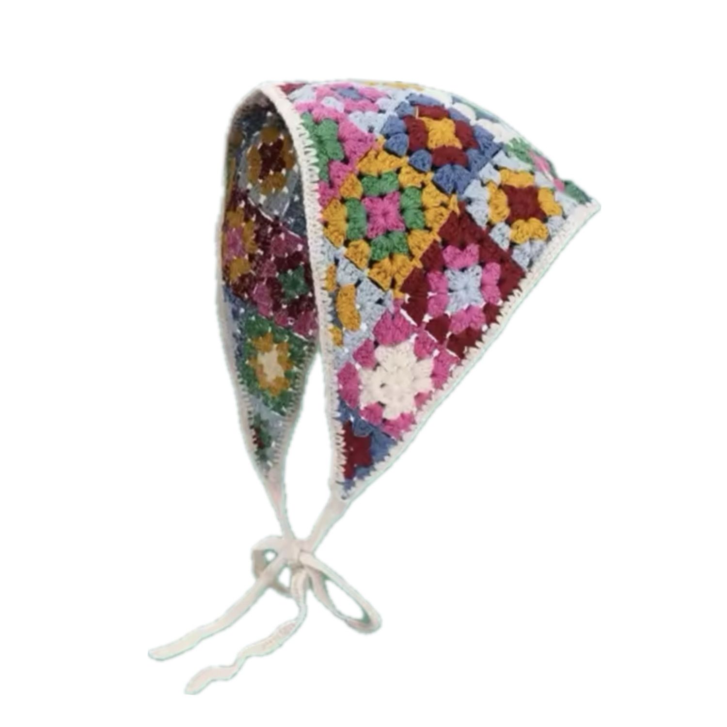 Crochet Colorful Bandana