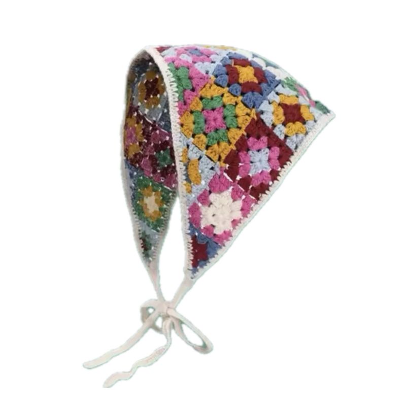 Crochet Colorful Bandana