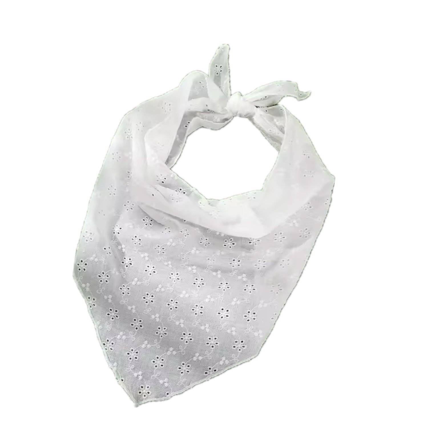 Bandana Blanca Tira  Bordada