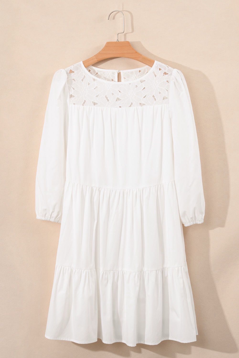 White Floral Dress