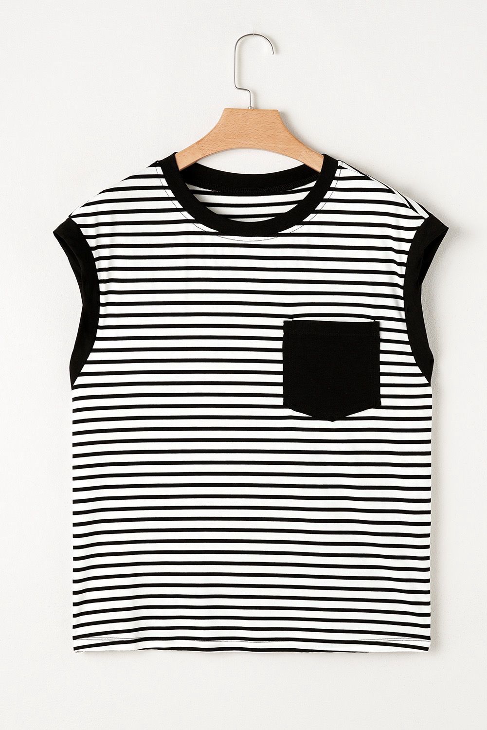 Blusa Rayada Negra