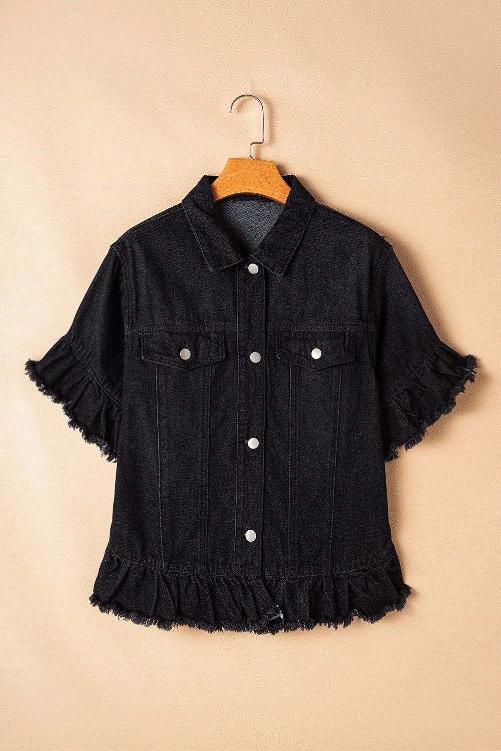 Denim Black Jacket