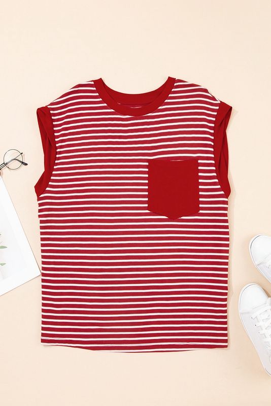 Blusa Roja Rayada