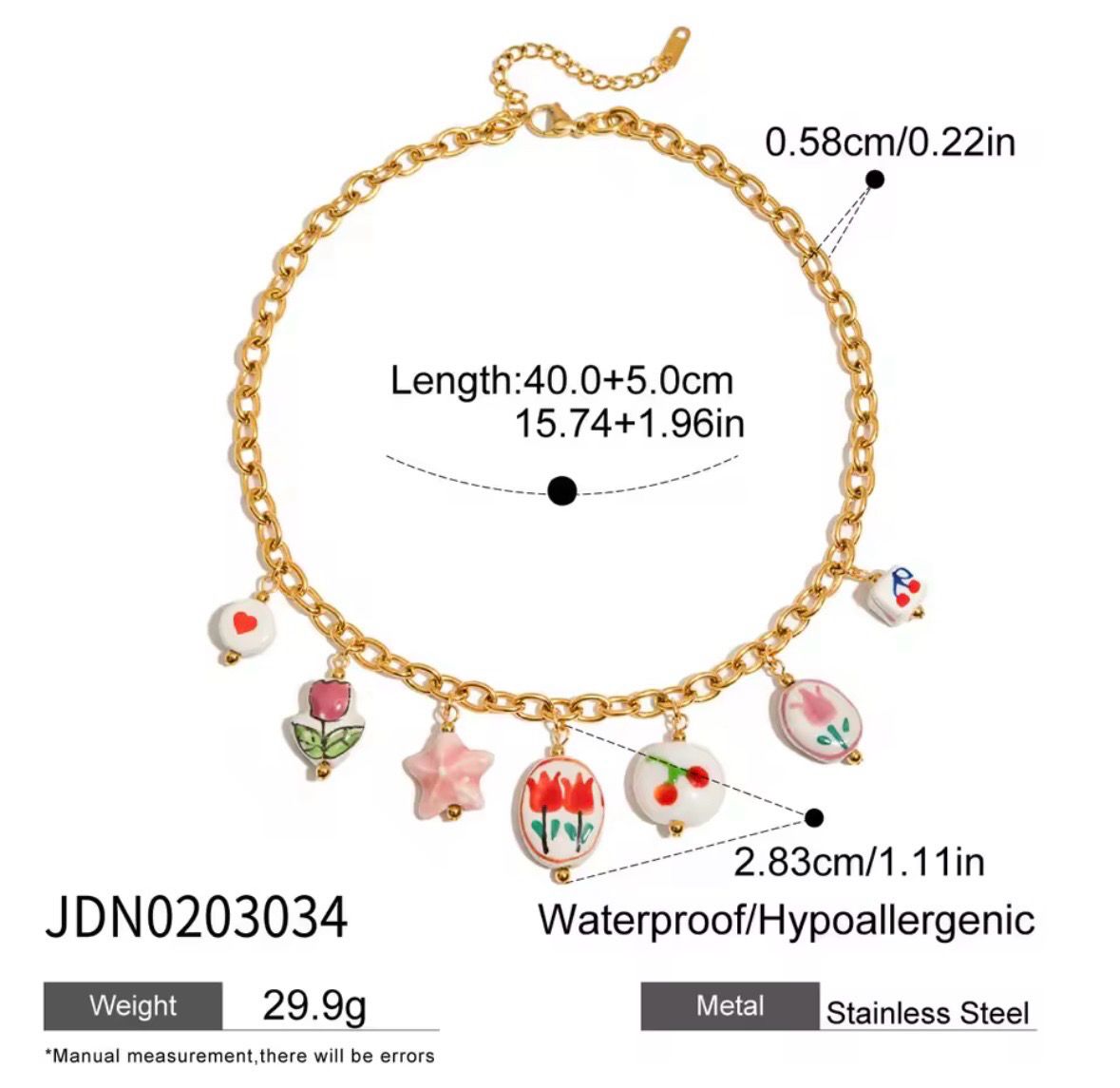 Tulip Cherry Necklace