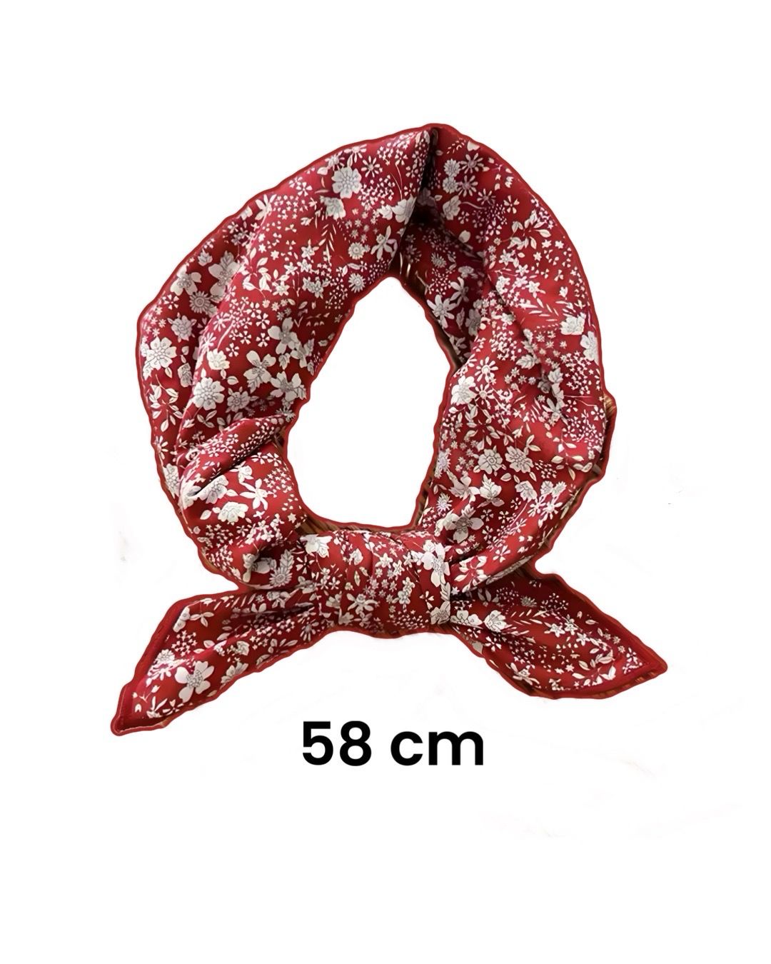 Red Wine Flowers Scarf