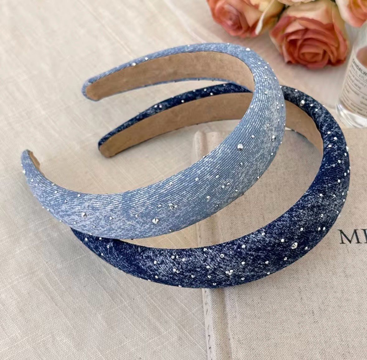 Denim Sprinkles Headband
