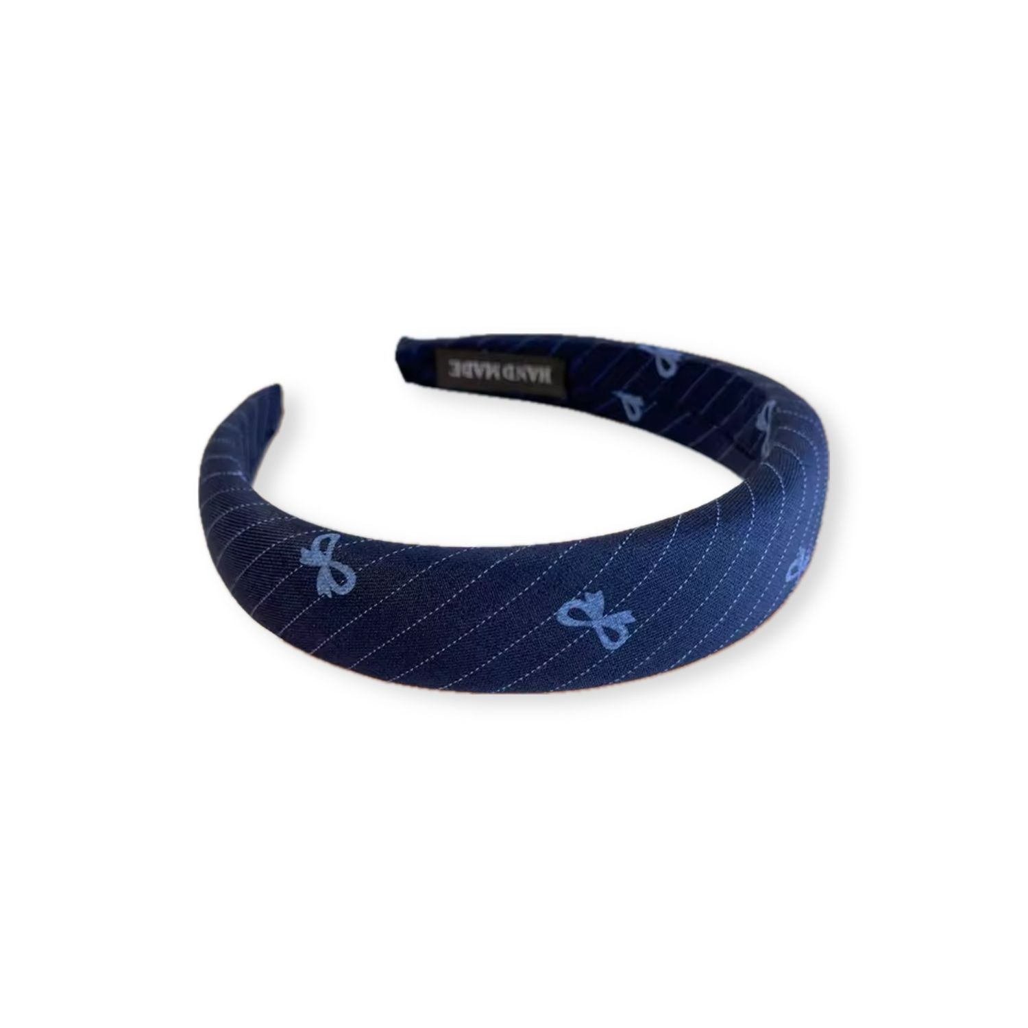 Dark Blue Bow Headband