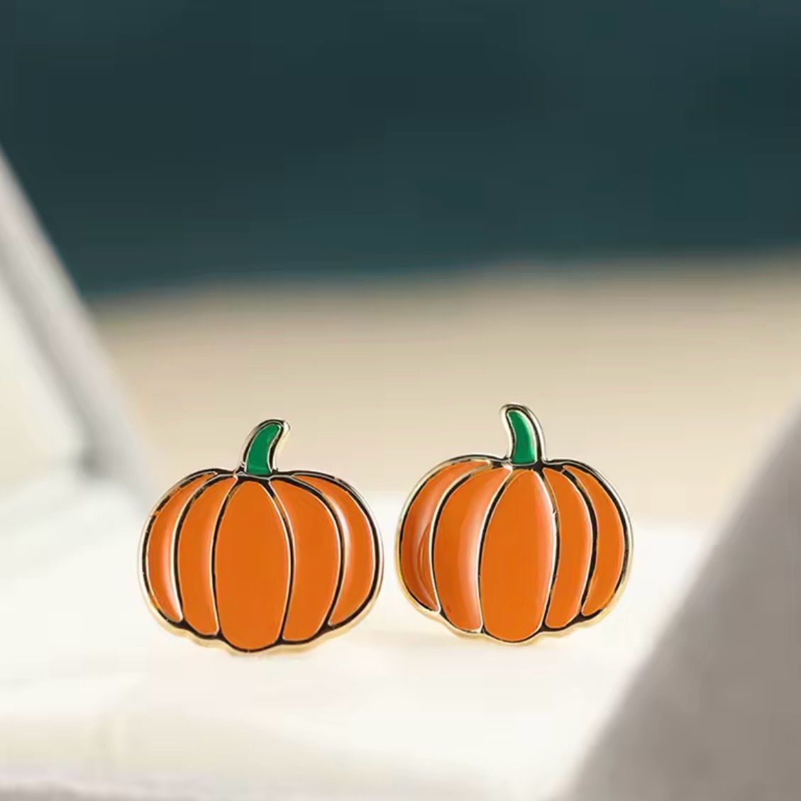 Pumpkin Earrings