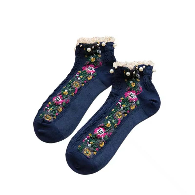 Fall Socks Pearls