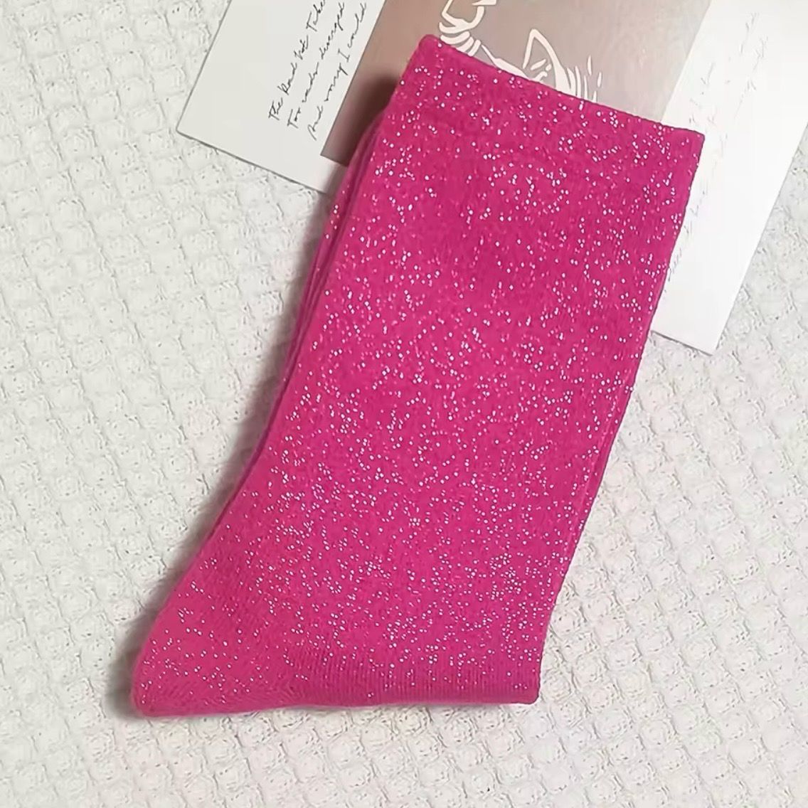 Pink Sparkle Socks