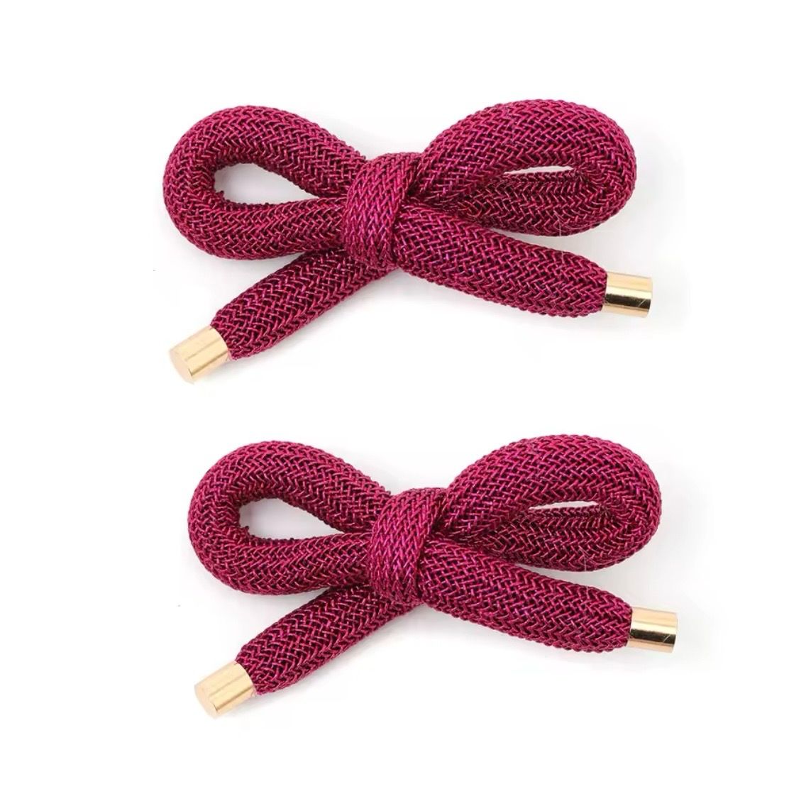 Fuchsia Rope Bow