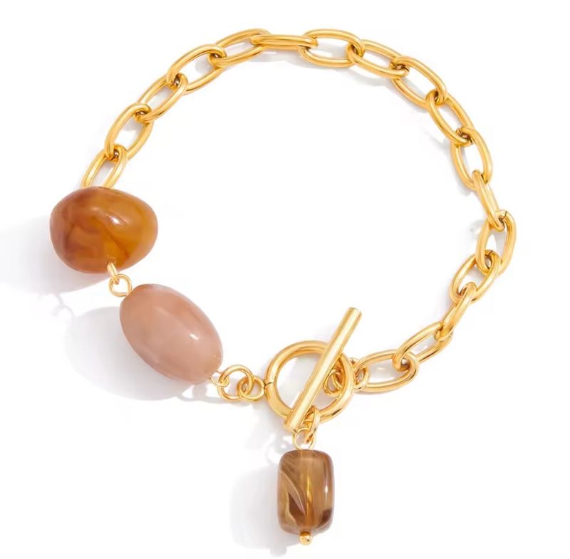 Geometric Resin Bracelet