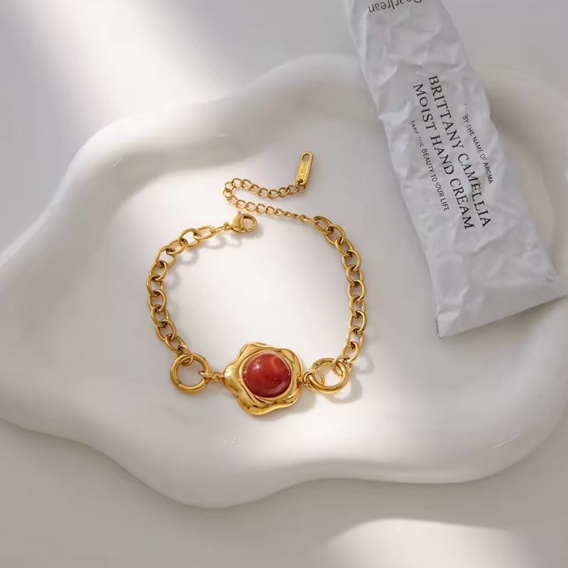 Vintage Agate Stone Bracelet