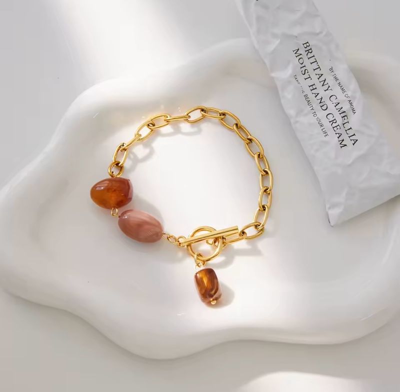 Geometric Resin Bracelet