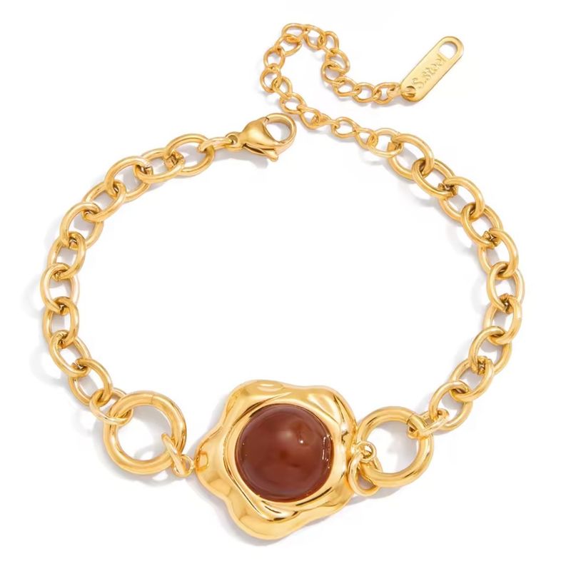 Vintage Agate Stone Bracelet