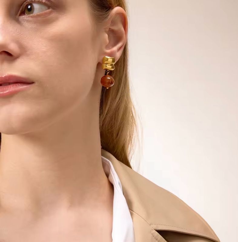 Resin Drop Earrings