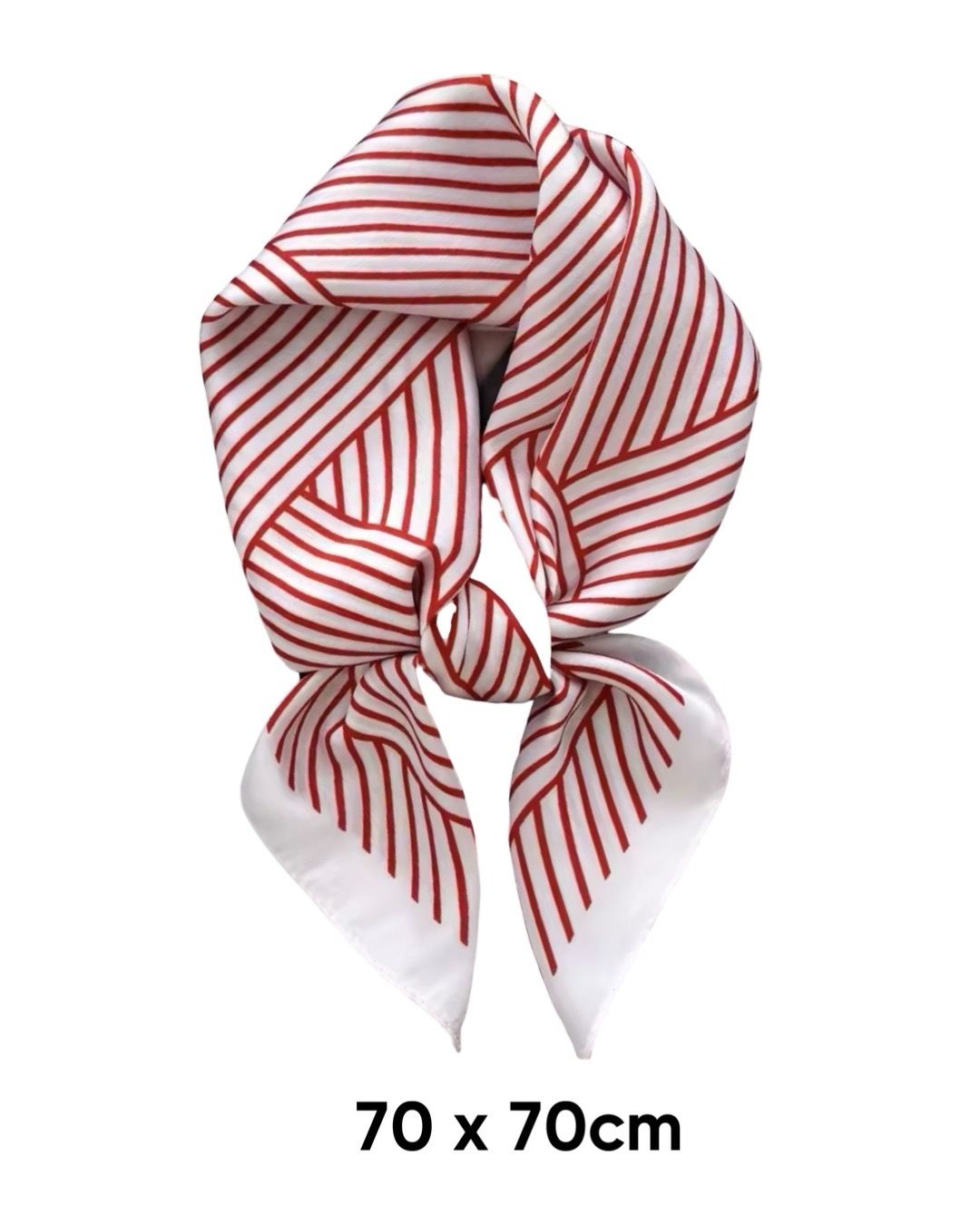 Red Stripped Scarf