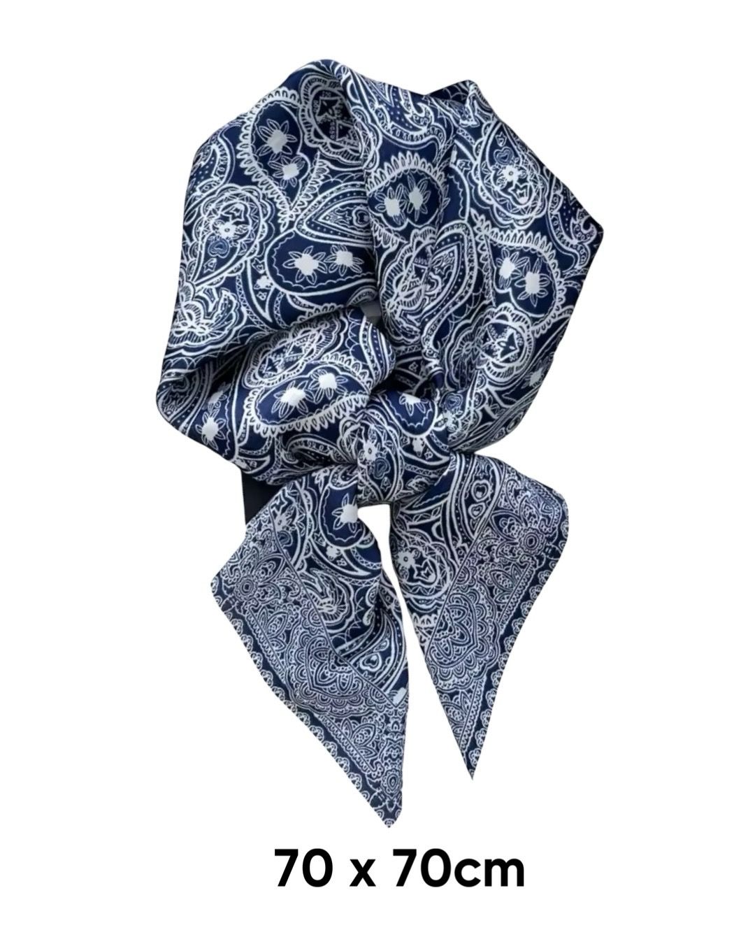 Blue paisley Scarf