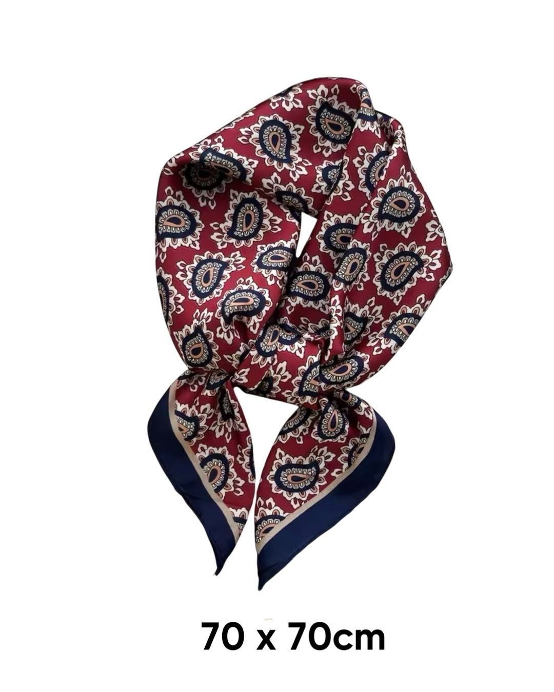 Red Paisley Scarf