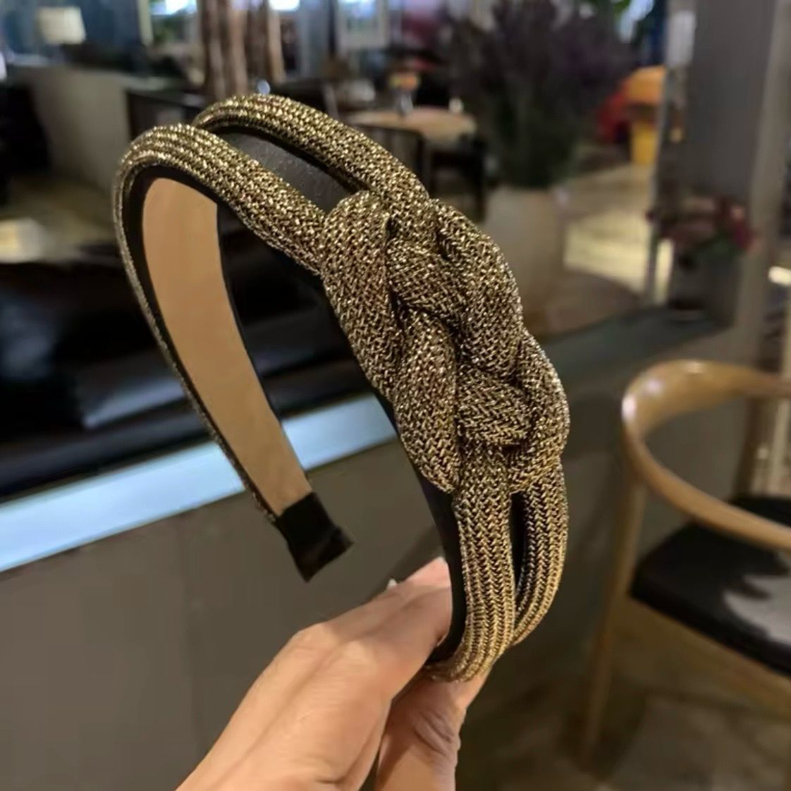 Gold Twist Braid Headband