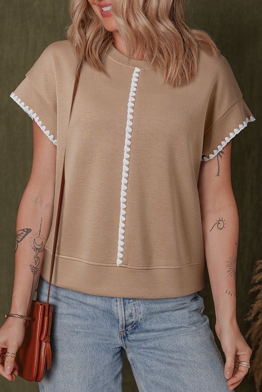 Blusa Básica Camel
