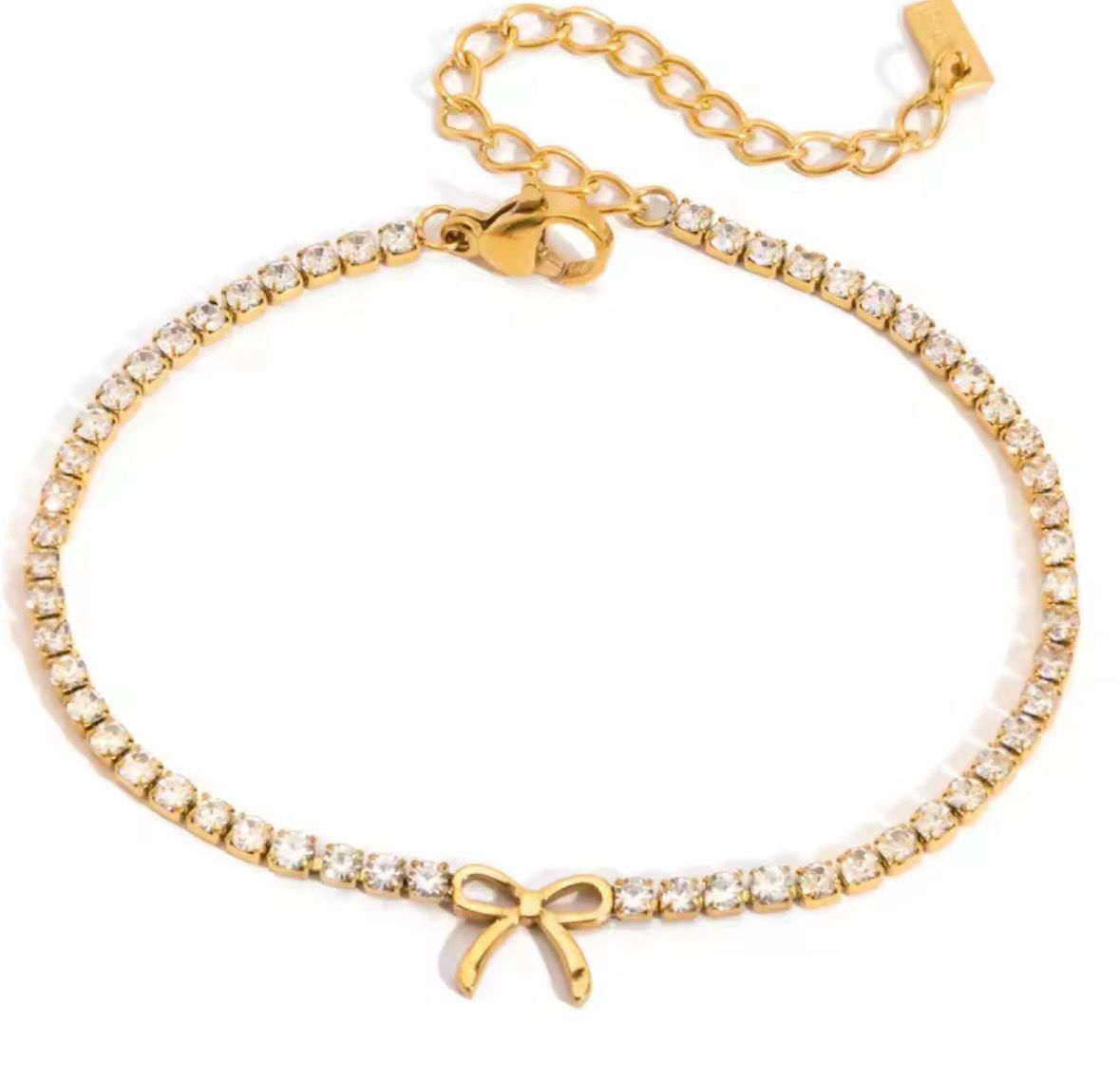 Bow Zircon Bracelet