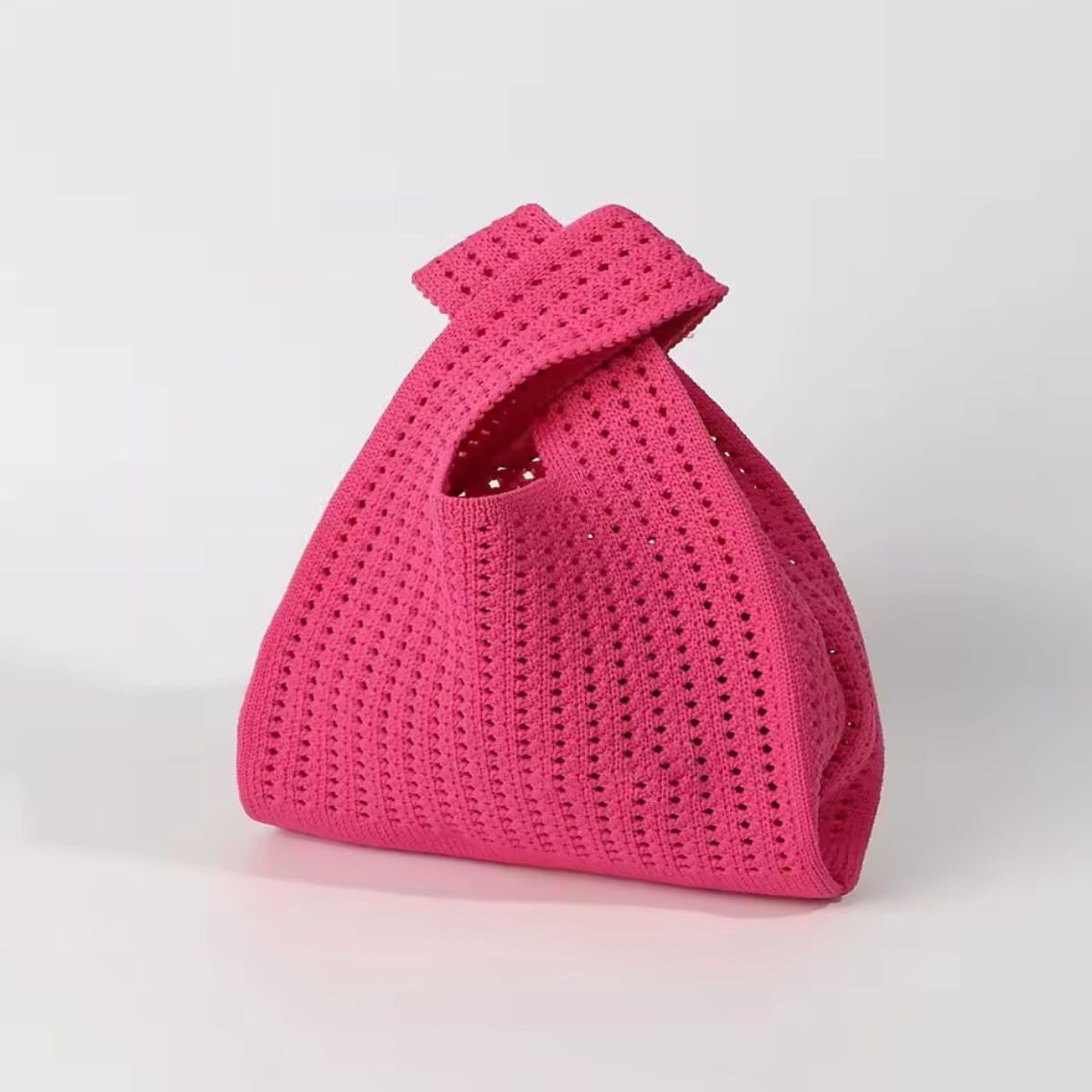 Knit bag pink
