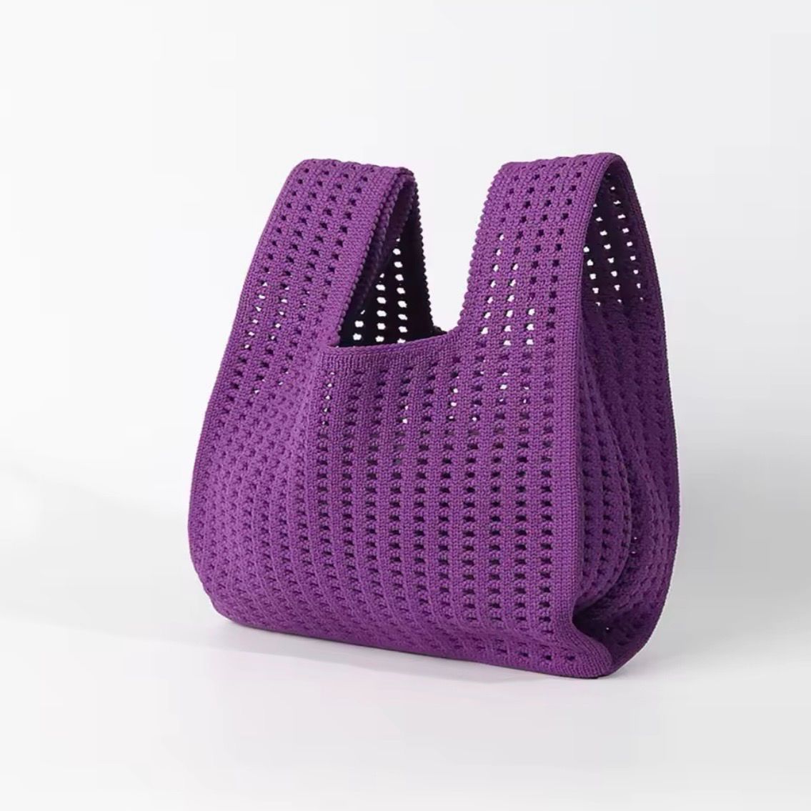 Knit Bag purple