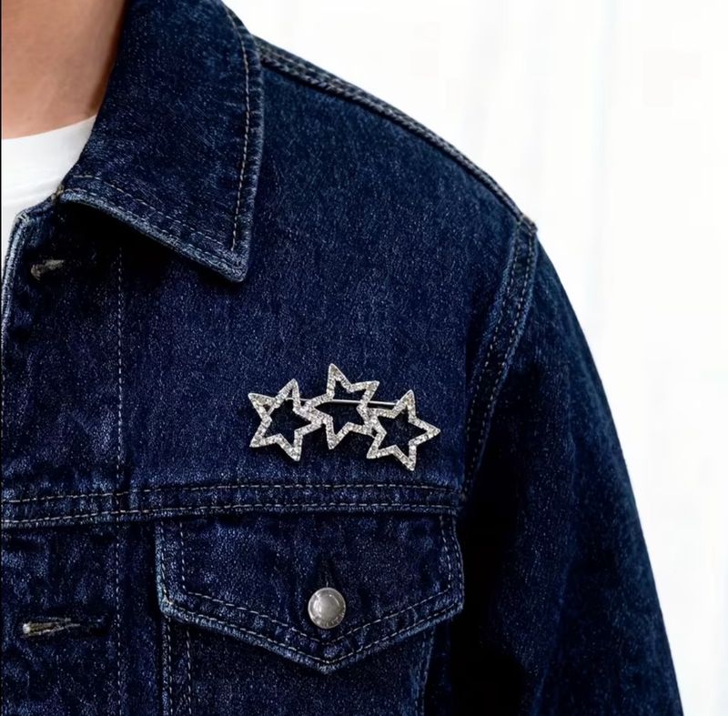 Broche Trío de Estrellas
