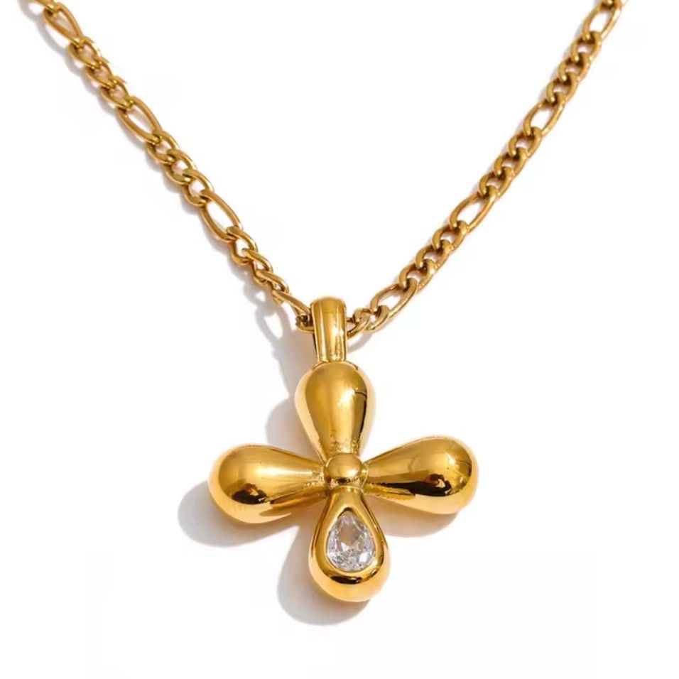 Gold Flower Necklace