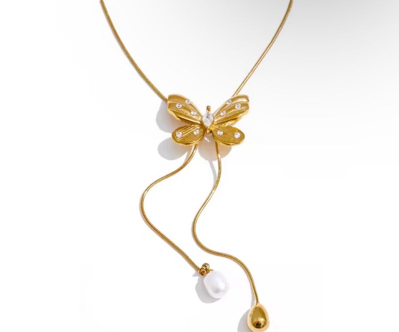 Spring Butterfly Necklace