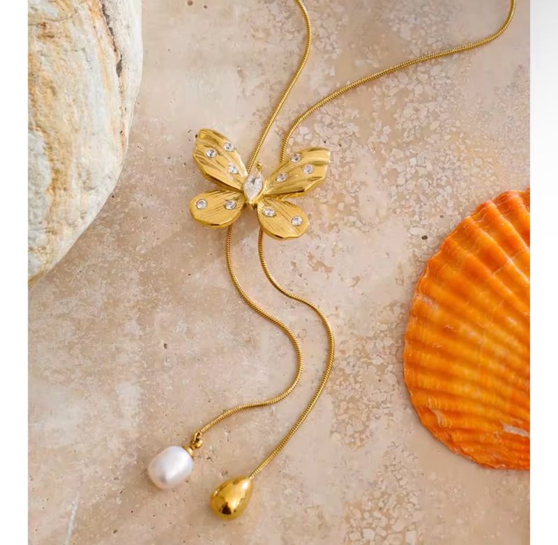 Spring Butterfly Necklace