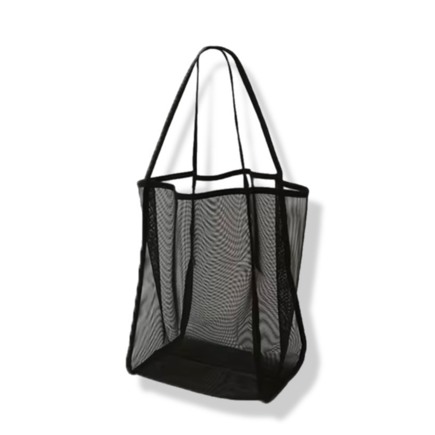 Black  Mesh Beach Bag