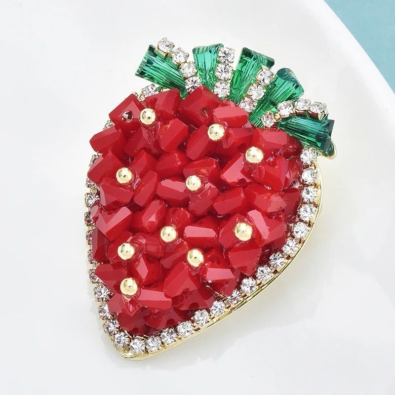 Strawberry Brooch