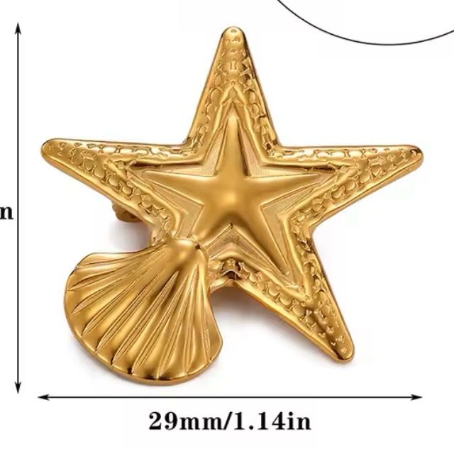 Starshell Brooch